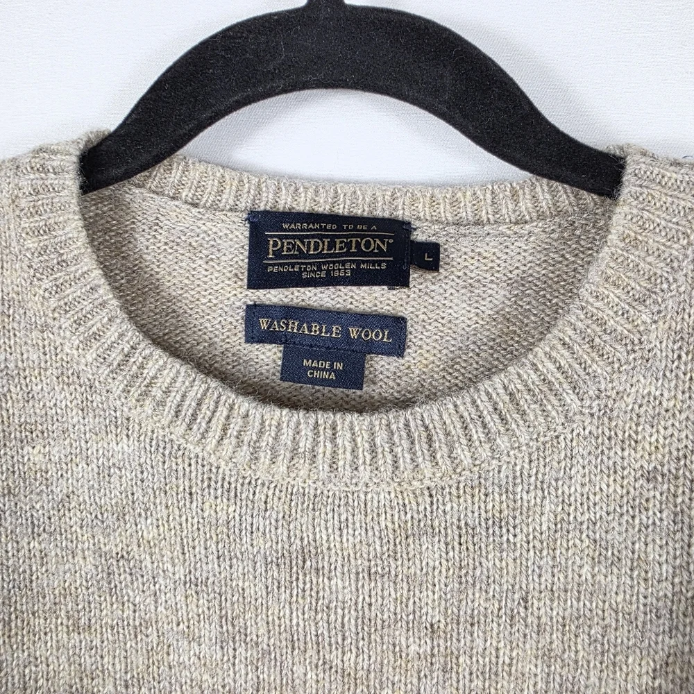 Pendleton knit wool pullover - Picture 3 of 9